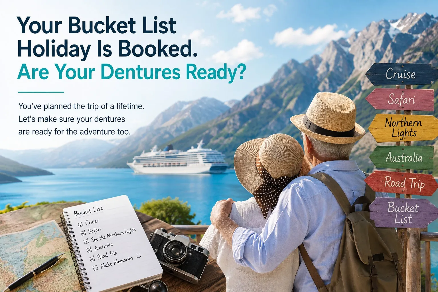 Bucket List Holiday – Are Your Dentures Ready?
